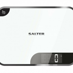 Cantar de bucatarie Salter 1064WHDR, alb/negru, 23 x 17 x 1,8 cm - Img 2