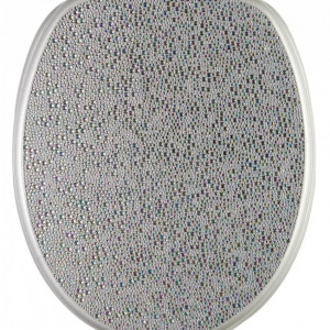 Capac de toaleta Crystal, argintiu, 47 x 37 cm - Img 2
