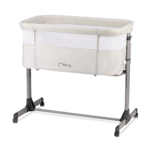 Co-sleeper MoMi, Revo - Light Grey - Img 1