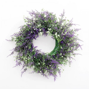 Coronita The Seasonal Aisle, PVC, verde/alb/violet, 25 x 25 cm