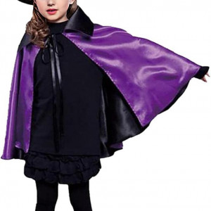 Costum pentru Halloween A-Szcxtop, textil, negru/violet, 70 x 50 cm
