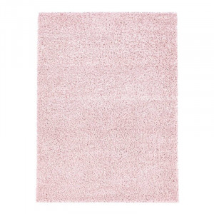 Covor Abilene, polipropilena, roz, 120 x 170 cm - Img 1