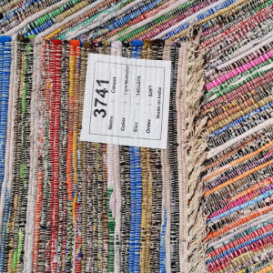 Covor Danca, tesut manual, multicolor deschis, 140 x 200 cm - Img 6