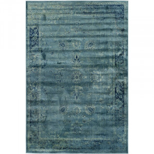 Covor Drumcrow, turcoaz 182 x 182 cm - Img 1