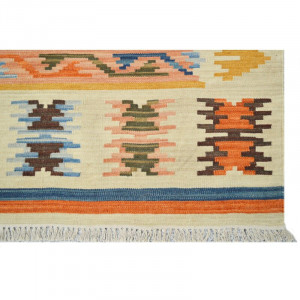 Covor Kilim, lana, multicolor, 170 x 230 cm - Img 3