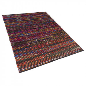 Covor lucrat manual Bartin, multicolor închis, 160 x 230 cm - Img 1