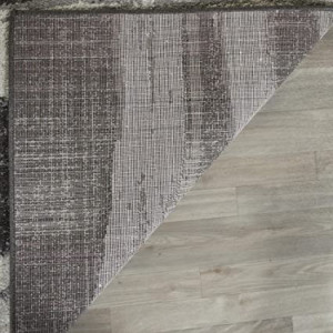 Covor Shea, fibre sintetice, crem/gri, 155 x 229 cm - Img 4