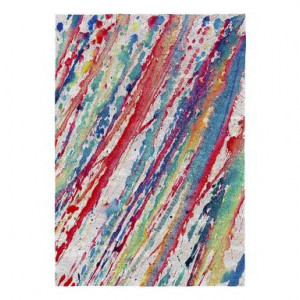 Covor Splash, bumbac, multicolor, 80 x 150 cm - Img 1