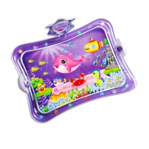 Covoras cu apa pentru bebelusi, KmmiFF, PVC, multicolor, 78x61 cm - Img 6