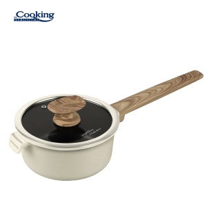 Cratita cu capac Cooking by Heinner Wild Stone, aluminiu, 18x9cm