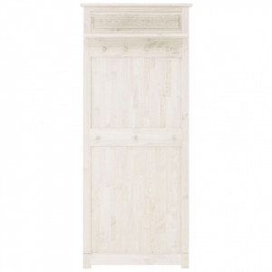 Cuier de perete Rauna Home Affaire, lemn, alb, 85 x 200 cm - Img 6