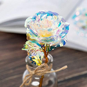 Cupola cu trandafir ZACENYU, LED, sticla/plastic, multicolor