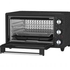 Cuptor electric ECG ET 2001B Airfry, 20 L, 1500 W, 80–250 °C, timer 90 min, 7 functii presetate, convectie, negru - Img 4