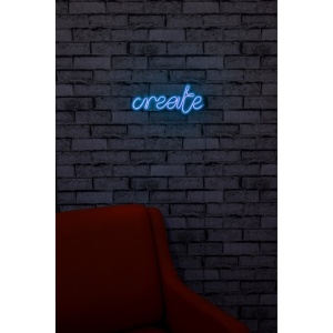 Decor de perete Re-Bloom, LED, PVC, alb/albastru, 35 x 15 x 2 cm - Img 4