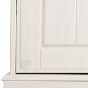 Dressing Claudia Home Affaire, lemn masiv de pin, alb, 251 x 64,5 x 194,5 cm - Img 2