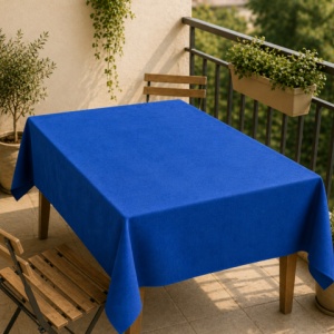 Față de masă pentru terasă și grădină Albastru Azur, protecție UV, 140×180 cm
