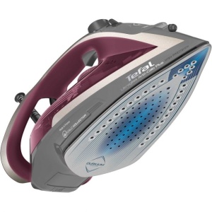 Fier de calcat Tefal Ultragliss Plus FV6840E0, 2800W, jet de abur 260 g/min, abur variabil 0-50 g/min, colector anticalcar, oprire automata, gri/visiniu - Img 2