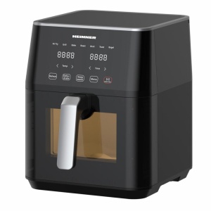 Friteuza cu aer cald Heinner CycloneFry Cook HAF-M7BK1800, Putere 1500-1800W, Capacitate 7L, Display digital, Termostat reglabil, Negru - Img 2