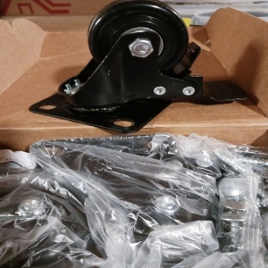 GBL set 4 roti cauciucate Heavy Duty cu frana, 50mm, 200kg, silentioase, sigure pentru toate tipurile de podea - Verificat A · Re-Bloom - Img 6