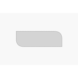 Hanah Home oglinda perete MDF, fixare perete, 40x120x2.2cm, Negru - Verificat A · Re-Bloom