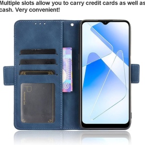 Husa de protectie flip pentru Xiaomi 12 Lite RonRun, TPU/piele PU, albastru inchis, 6,55 inchi