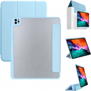 Husa de protectie pentru iPad Pro 11 Caz 2021/2020/2018 Tasnme, TPU, albastru deschis - Img 1
