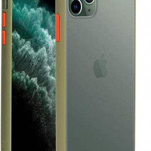 Husa de protectie pentru iPhone 12 PRO MAX Keyihan, TPU, verde inchis, 6,7 inchi