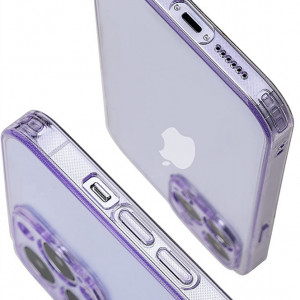 Husa de protectie pentru iPhone 12 PRO Tigratigro, TPU, violet opac, 6,1 inchi - Img 4