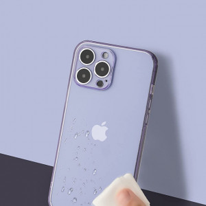 Husa de protectie pentru iPhone 12 Tigratigro, TPU, violet opac, 6,1 inchi