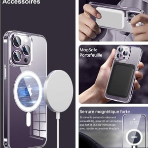 Husa de protectie pentru iPhone 14 Pro Quikbee, TPU, transparent, 6,1 inchi