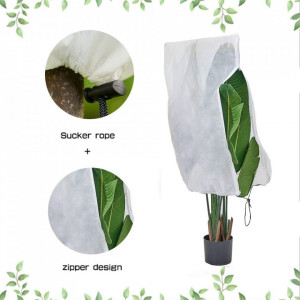 Husa de protectie pentru plante Anyingkai, tesatura, alb, 240 x 200 cm - Img 5