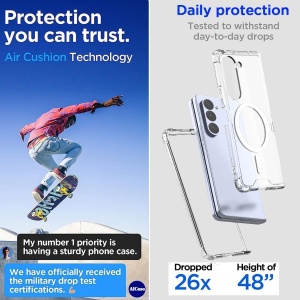 Husa de protectie pentru Samsung Galaxy Z Flip5 5G Strbdyi, TPU, transparent, 6,7 inchi