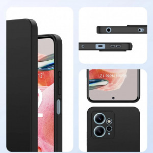 Husa de protectie pentru Xiaomi Redmi Note 12 4G SineOrdo, TPU, negru, 6,67 inchi