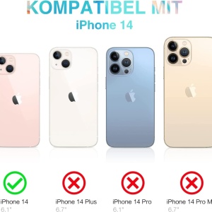 Husa de protectie pentrui  iPhone 14 Imikoko, silicon, galben, 6,1 inchi