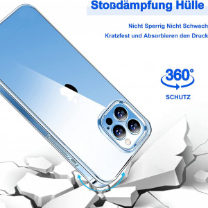 Husa de protectie telefon Eiselen, pentru iPhone 13 Pro, 6.1 inch, poliuretan termoplastic, transparent - Img 6