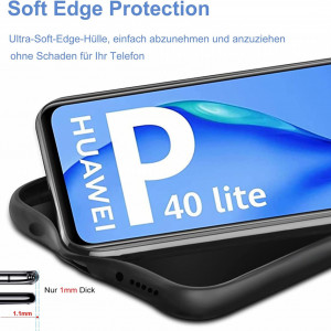 Husa de protectie telefon Eiselen, TPU, negru, compatibil cu Huawei P40 Lite 6,4 inch - Img 4