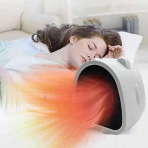 Incalzitor ventilator ceramic DERJLY, 500 W, alb, ABS, 13,2 X 10,2 X 13,4 cm - Img 6