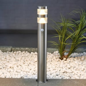 Lampa cu senzor de miscare Lanea, LED, otel inoxidabil/plastic, argintiu, 60 x 7,6 cm - Img 8