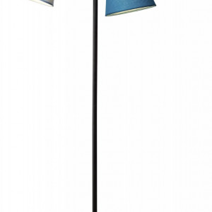 Lampadar Anjae, metal, negru, 135 x 60 cm