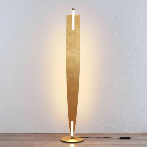 Lampadar Marija, LED, metal/plastic, auriu/argintiu, 25 x 140 cm - Img 5