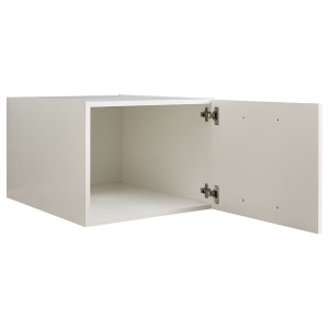 Laundreezy dulap suspendat baie 50x38x68 cm, 1 usa, PAL, reversibil, alb - Verificat A · Re-Bloom - Img 4