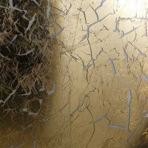 Lustra tip pendul Cranford, metal/plastic/sticla, auriu, 30 x 30 cm - Img 4