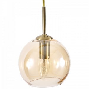 Lustra tip pendul Hamilton, aurie, 81 x 15 cm, 60w - Img 3