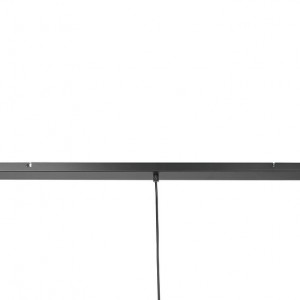 Lustra tip pendul Harena, metal/acril, negru/auriu, 118 x 130 x 30 cm