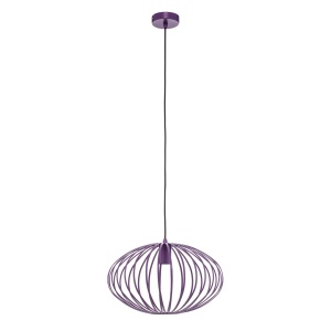 Lustra tip pendul Lindby Maivi, metal, violet, 40 x 150 cm