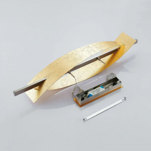 Lustra tip pendul Marija, LED, metal/plastic, auriu/argintiu, 101 x 18,5 x 150 cm - Img 2