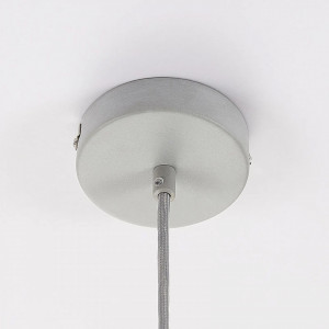 Lustra tip pendul Morton, beton/metal, gri, 18 x 29 x 150 cm - Img 2