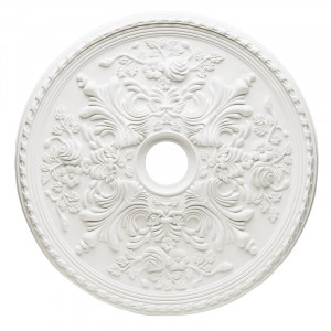 Medalion pentru tavan Anselme, alb, 71,1 x 71,1 cm