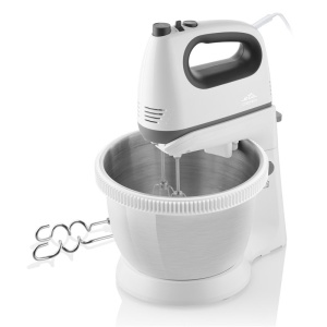 Mixer de mana cu bol ETA Crema II 2052 90000, 400 W, 3.4 L, 5 viteze, functie Turbo, alb - Img 2