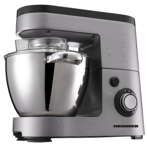 Mixer planetar Heinner HPM-1500XMC-V2, Putere 1500W, 6 viteze, Bol 5.5L, Inox - Img 2